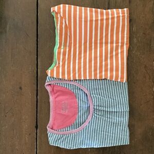 Boden 2 Womens cotton long striped sleeve shirts